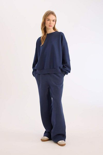 DeFacto New Season Coool Wide Leg Sweatpants Elastic Waist Wide Wide Leg