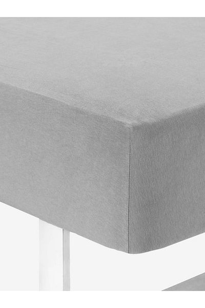 OEM Knitted sheet JANNE 90x200x30cm gray