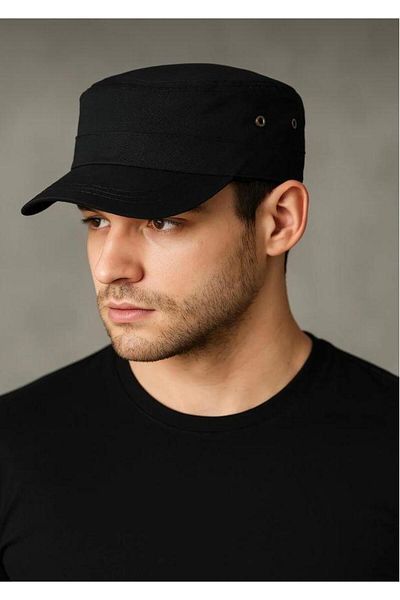 SFCOLLECTION Men's Castro Hat Cap Cotton Cuban Cap