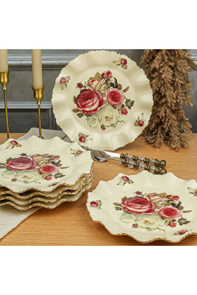 ROY KING ROSE SERVİS TABAK 6'lı