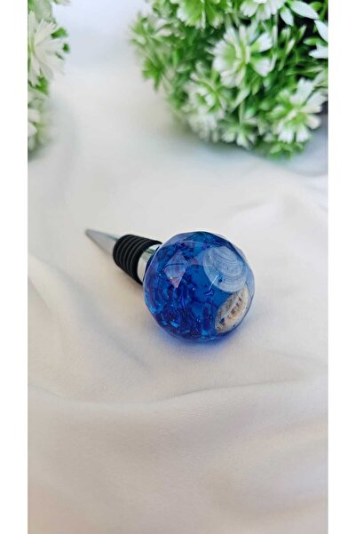 Epoksikalesi Dekoratif Epoksi Deniz Kabuklu Şişe Tıpa Koku Yağ Süs Şarap Tıpası