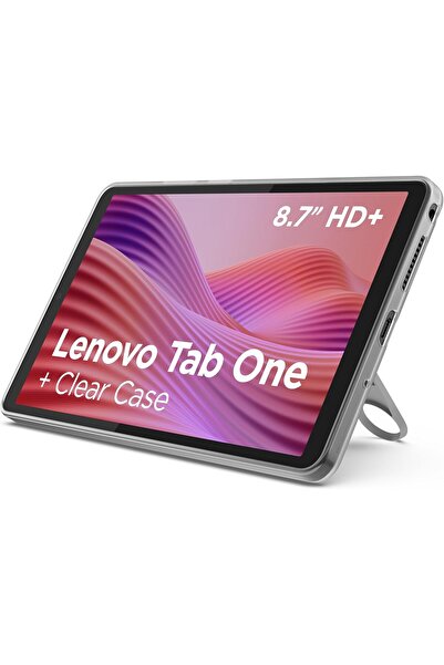 LENOVO Tab One with Clear Case, 9" HD (1340x800) IPS 480nits Anti-fingerprint, Touch display, MediaT
