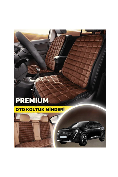 Oto Çizgi Set de huse pentru scaune ortopedice pentru Peugeot 2008 cu buzunar...