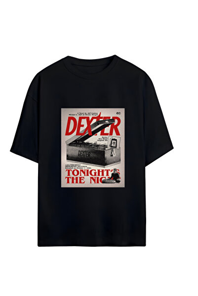 GraffTee تي شيرت قطني كبير الحجم للجنسين من DEXTER