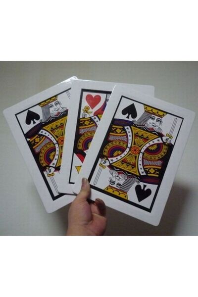 BD DİGİTAL Three Card Mounted Magic Trick Game Simple Impressive magic trick game 0040- 3 Card Price
