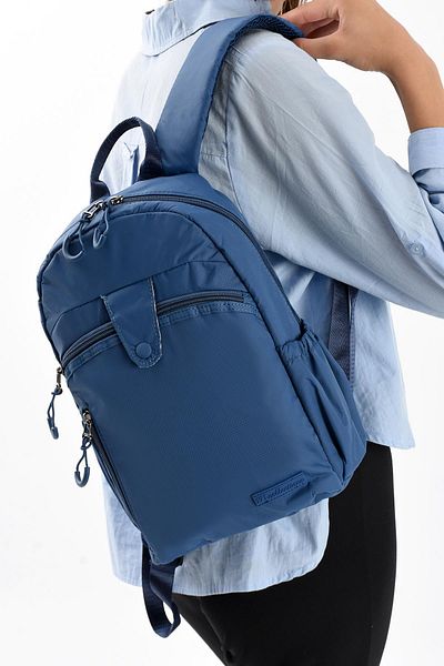 571 Collections Çanta Ultra Light Stylish and Waterproof Medium Backpack Outdoor Navy Blue Model: (571-13-9C)