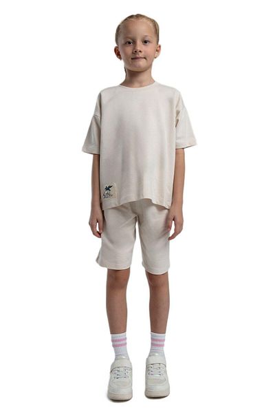 Rolypoly Mother Daughter Bermuda Suit Two Thread Knitted Fabric