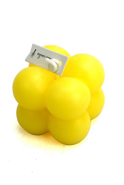 Generic Small Bubble Scented Candle Lime Basil, Citrus Candles Scented, Fragr...