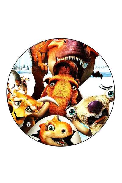 Generic Ice Age Printed Fridge Magnet Multicolour