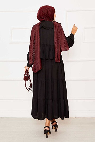 EBRUTESETTÜR Baby Collar Front Lace Skirt Suit