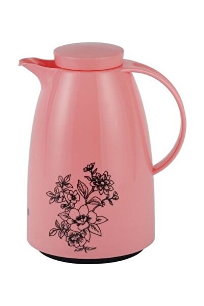 ROYALFORD Jenna Vacuum Flask With Pink Glass Inner And Vacuum Insulated Pink 1.0Liters