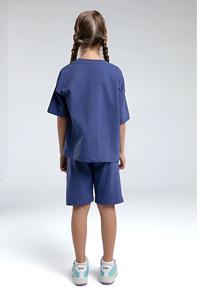 Rolypoly Mother Daughter Bermuda Suit Two Thread Knitted Fabric