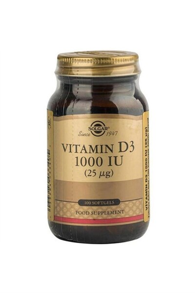 Solgar Vitamin D3 1000Iu 100 Capsules