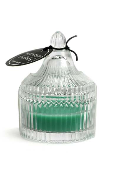 Generic Scented Candle Jar with Lid/Beautiful Glass Candle Jar for Living Roo...
