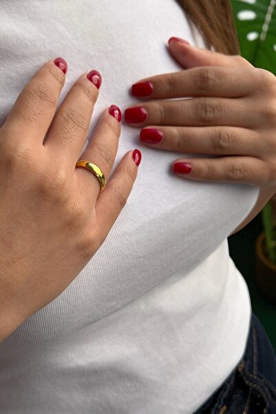 Utku Kuyumculuk 22 AYAR 4 MM KALINLIKTA İÇ DIŞ BOMBELİ ALYANS YÜZÜK