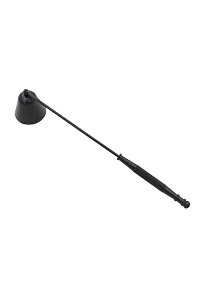 Generic Bell Shape Candle Extinguisher With Long Handle Black 20.5 x 3.8cm