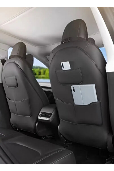 TESLA Model Y ve 3 (Juniper Uyumlu) Koltuk Arkası Anti-Kick Koltuk Koruyucu Kılıf 1 Adet