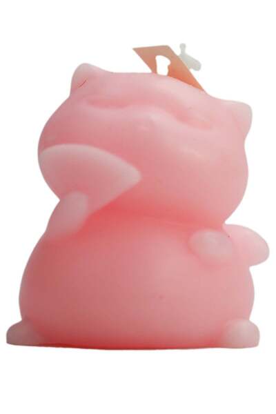 Generic Cat Shaped Scented Candle White Peach , Fruit Candle Scented for Home...