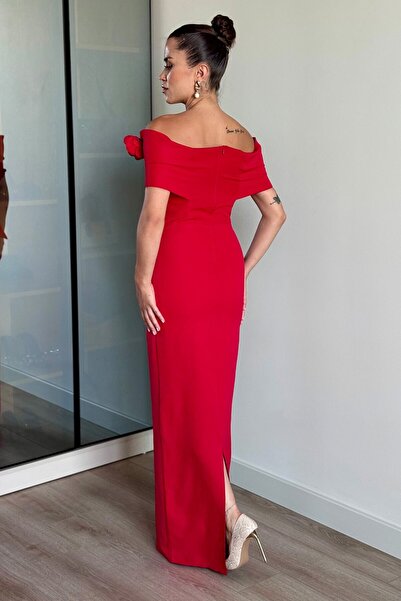 ROUPAS COLLECTİON Romantik Çiçek Elbise