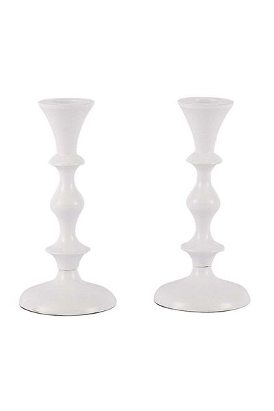 Generic Set Of 2 Pillar Candle Holder Taper Candle Holder For Retro Candleholder Formal Events Wedding Holi
