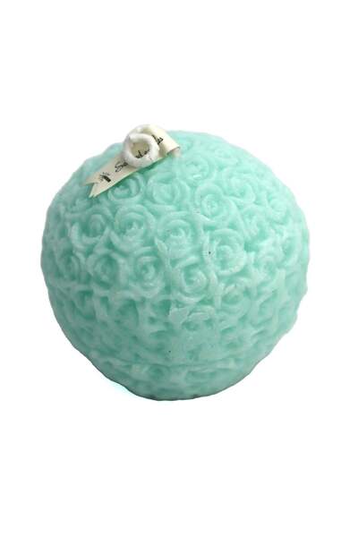 Generic Blue Floral Design Scented Candles For Bedroom, Yuletide Candle For Y...