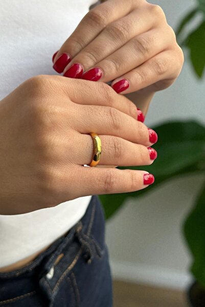 Utku Kuyumculuk 22 AYAR 4 MM KALINLIKTA İÇ DIŞ BOMBELİ ALYANS YÜZÜK