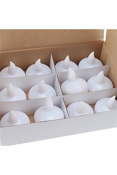 Generic Water Proof and Fire Less Electric Candle LED Tea Light White