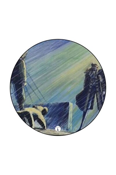 Generic Anime Jazeerat Al Kanz Theme Printed Fridge Magnet Blue/Black/Green