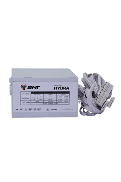 SNT Hydra 550 Watt Apfc Beyaz Atx Güç Kaynağı