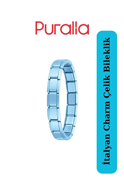 Puralia Italian Charm Steel Bracelet - Without Writing