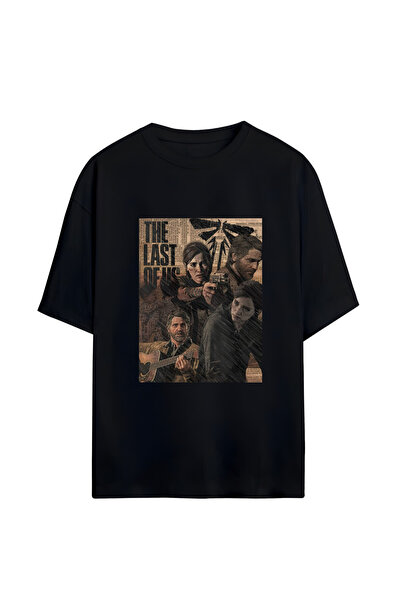 GraffTee تي شيرت قطني كبير الحجم للجنسين من THE LAST OF US