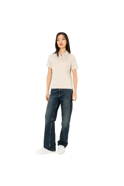 Giordano Women Cotton Interlock Liquid Touch Polo