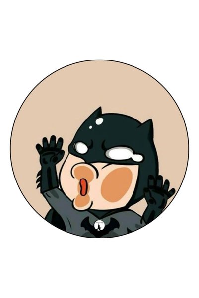 Generic Batman Theme Printed Fridge Magnet Grey/Beige/White
