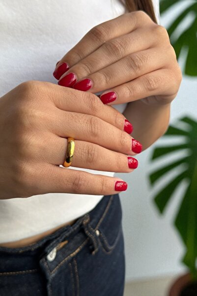 Utku Kuyumculuk 22 AYAR 4 MM KALINLIKTA İÇ DIŞ BOMBELİ ALYANS YÜZÜK