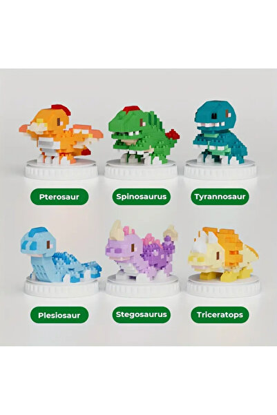 Innovate Store Stegosaurus Cute DIY Dinosaur Building Blocks Set 192 Pieces