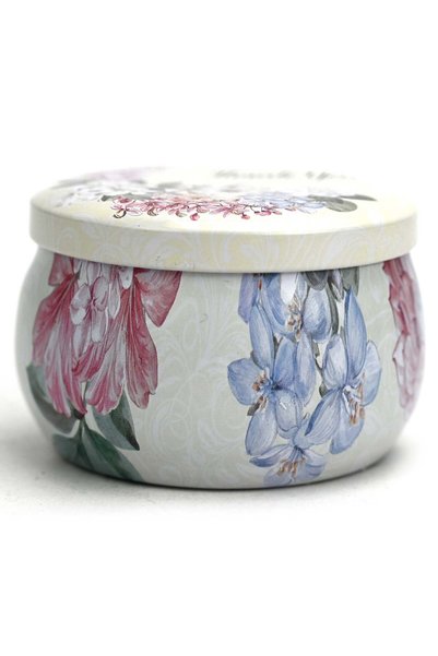 Generic Scented Candle in Metal Candle Jar/Hand Painted Candle Jar Scented fo...