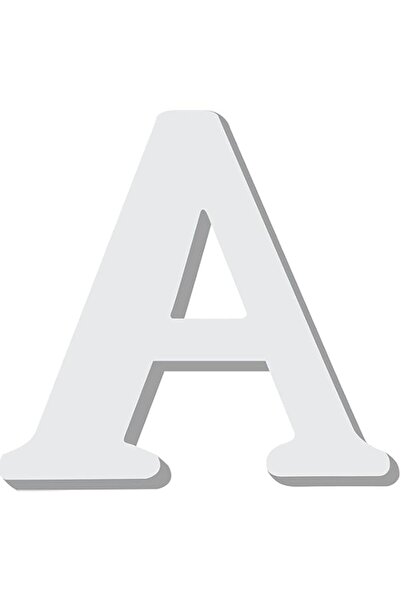 Generic Wooden White Decorative Wall Letter A, HCR-4704A