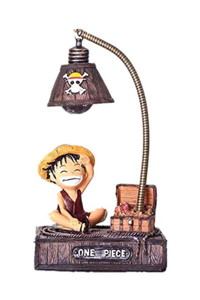 Generic Anime Luffy Led Night Light Table Lamp Brown 16x7x9cm