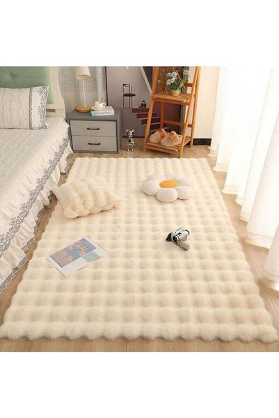 Generic 60x120cm Solid Colour Reversible Plush Plush Blanket, Fluffy Comfort ...