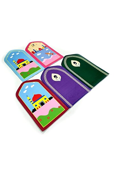 Generic Children's Soft & Comfortable Prayer Mat – 35x60cm | Lightweight, Portable, and Non-Slip Design for