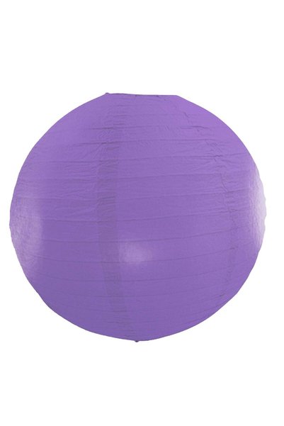 Generic Paper Wire Lantren Decoration Dia:25cm,20gsm Purple clr