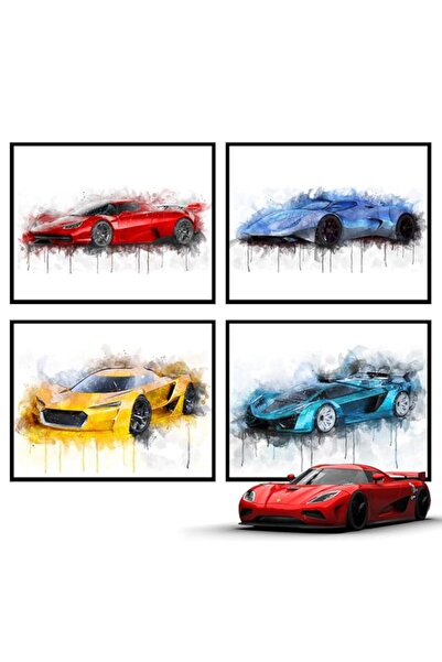 Generic ملصقات سيارات لغرفة الأولاد، ملصق سيارة، ملصق سيارة سباق - مجموعة من ...