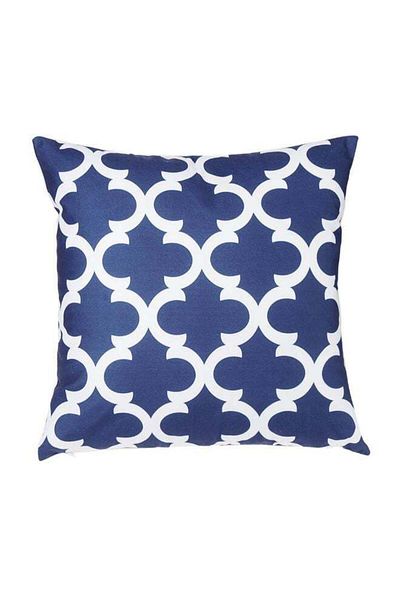 Generic Sharpdo Modern Home Painted Throw Pillow Case Cushion Cover Blue/White 45 x 45cm