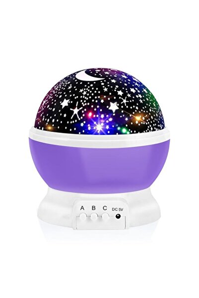 Generic Brand SKEIDO 360° Rotating Star Projector Night Light - 9 Color Chang...
