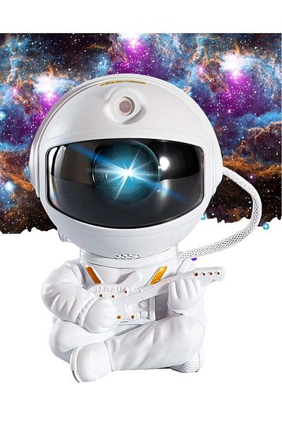 Generic Star Projector Night Light with Timer, Remote Control and 360Â°Adjustable Design, Astronaut Nebula