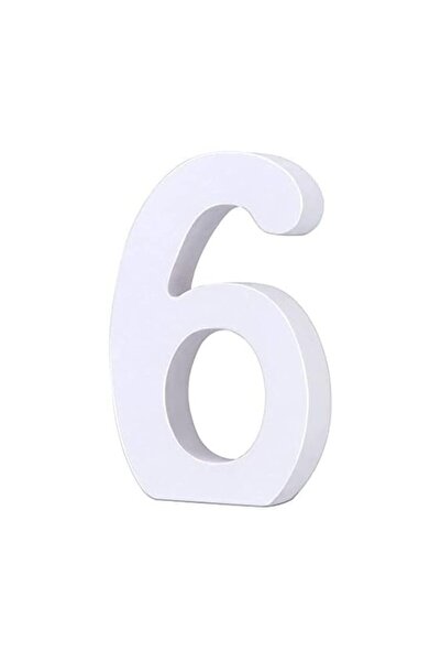 Generic Brand Rosymoment Wooden Number 6 Marquee for Party and Wedding Decor,...