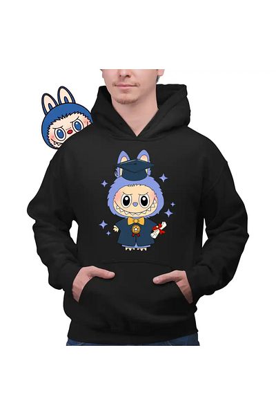 OEM Men's Labubu Graduation Hoodie
