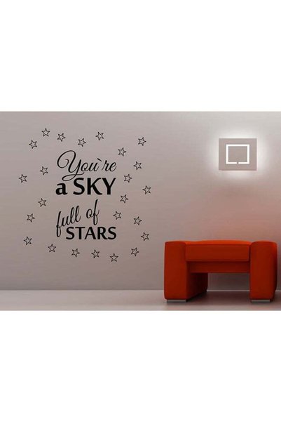 Generic Quotes Wall Sticker Black 50x50cm