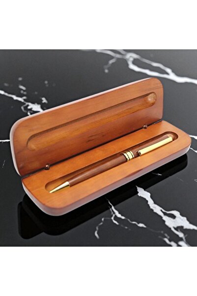 Kuzey Tacı قلم خشبي رائع من نوع Vip مع صندوق خشبي طبيعي