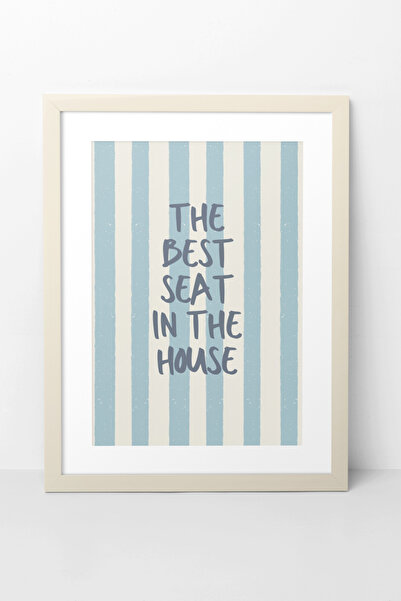 Funzee Humorous Bathroom Wall Poster I the Best Seat in the House - Unframed Poster